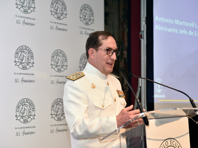 El Jefe del Estado Mayor de la Armada dibuja el horizonte geopolítico tras la invasión rusa en Ucrania en el Círculo Ecuestre El Jefe del Estado Mayor de la Armada dibuja el horizonte geopolítico tras la invasión rusa en Ucrania en el Círculo Ecuestre