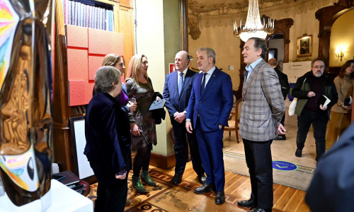The Círculo Ecuestre and Jaume Collboni inaugurate the fourth edition of the International Circle of Modern and Contemporary Art, By Invitation