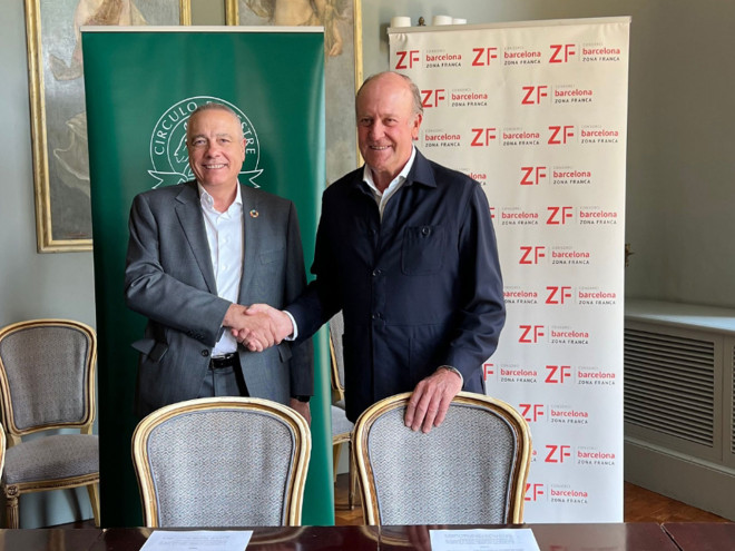 The Círculo Ecuestre and the Zona Franca reaffirm their collaboration agreement in the Madrid - Barcelona Crossed Agendas Cycle