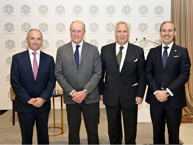 D. Eugenio Ribón y D. Jesús M. Sánchez, decanos de los Colegios de la Abogacía de Madrid y Barcelona, valoran el papel de la abogacía ante la situación de la Justicia, en el Círculo Ecuestre D. Eugenio Ribón y D. Jesús M. Sánchez, decanos de los Colegios de la Abogacía de Madrid y Barcelona, valoran el papel de la abogacía ante la situación de la Justicia, en el Círculo Ecuestre